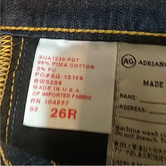 AG Adriano Goldschmied The Malibu Crop Size 26 - Picture 4 of 5